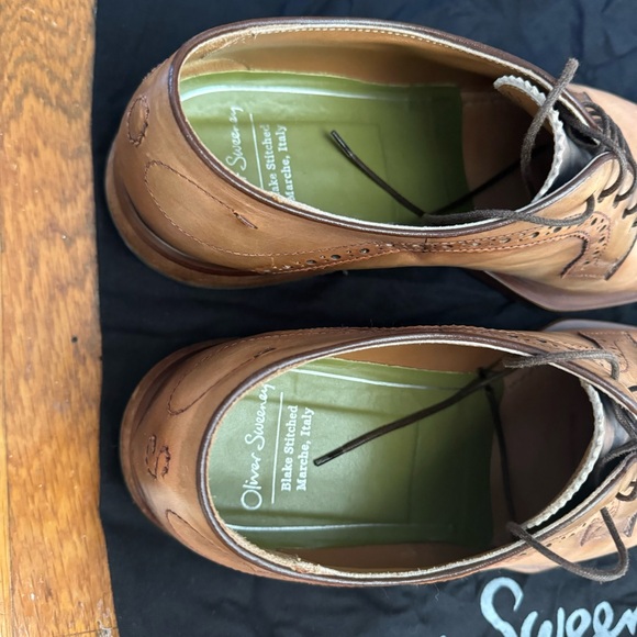 Oliver Sweeney Blake Stitched Italian Leather - Picture 7 of 8